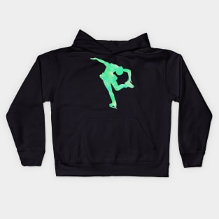 Figure skating (catch foot layback spin) Kids Hoodie